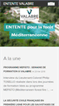 Mobile Screenshot of entente-valabre.com