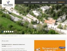 Tablet Screenshot of entente-valabre.com
